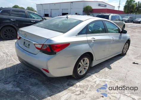 2014 Hyundai Sonata Gls z USA, uszkodzony, nr VIN 5NPEB4AC7EH887185